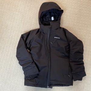 Boys size small 7-8 Black Patagonia Snow Jacket
